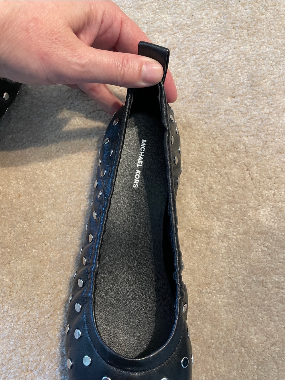 Michael Kors Amy Ballet Flats with Studs - Picture 8 of 11
